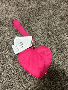 lululemon athletica Heart Wristlet in Hot Pink
